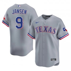 Danny Jansen #9 TEX Baseball Jersey | Fresh Men Gray Embroidery Edition 96687828