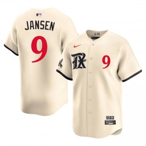 TEX Danny Jansen #9 Cream Men City Connect Jersey | Embroidery Replica Baseball Uniform 39698303